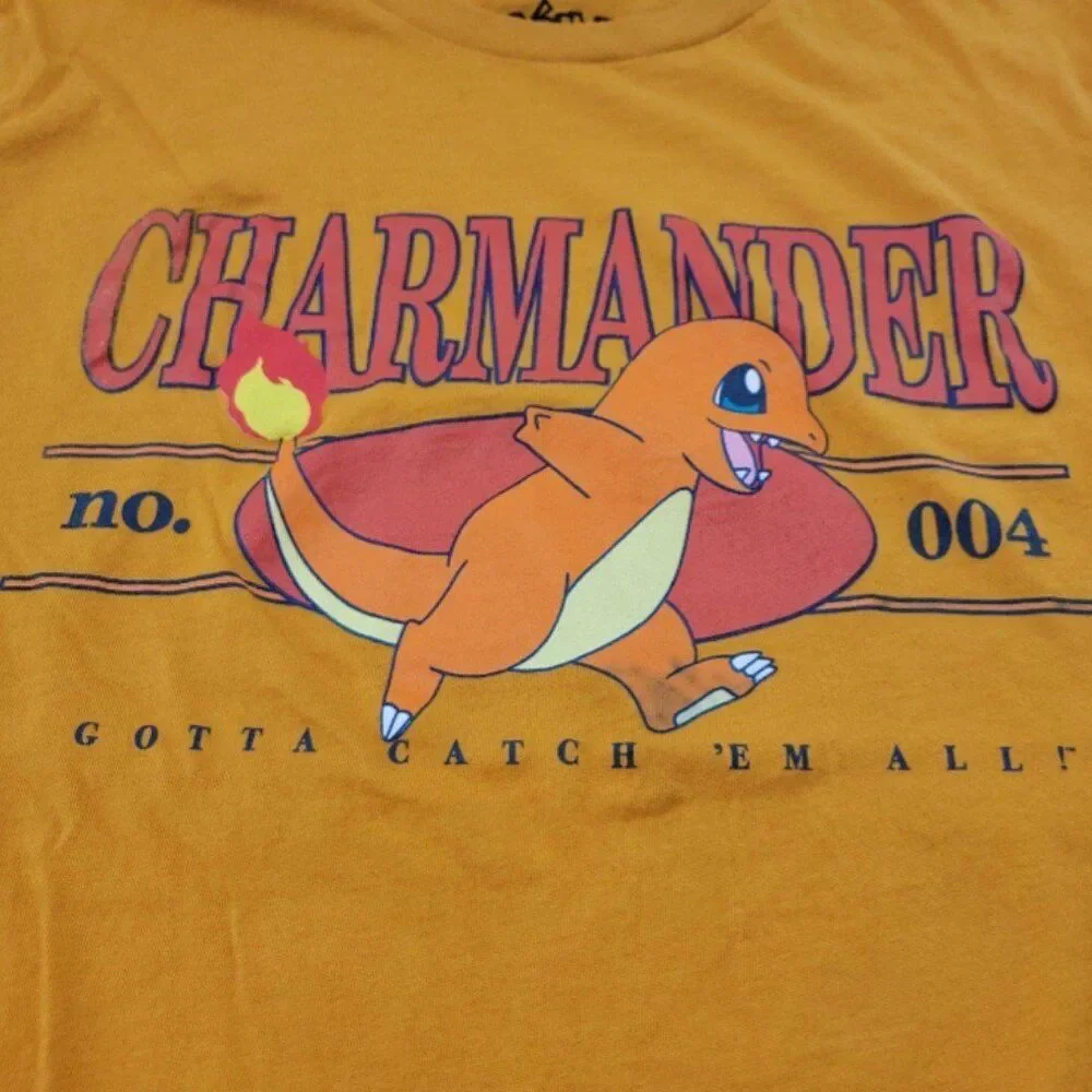Pokémon Shirt Size Large Pokemon Charmander Gotta Catch 'Em Them All Graphic Tee